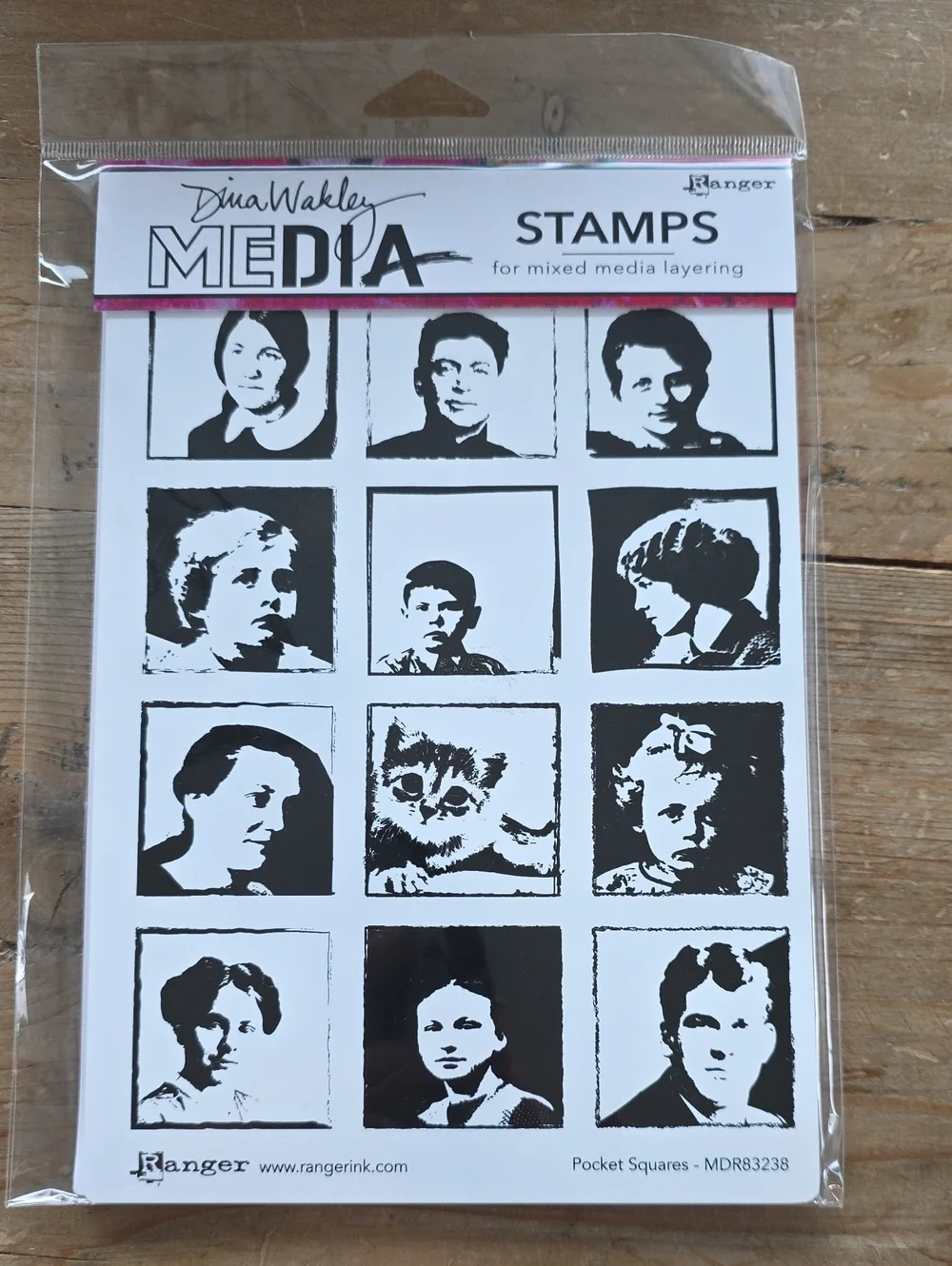 New Dina Wakley Cling Stamps